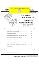 Sharp ER-A410 User manual