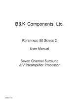 B&K REFERENCE 50 Series 2 User manual