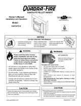 Quadra-Fire Santa Fe Pellet Insert SANTAFEI-B User manual