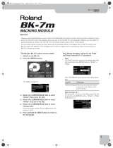 Roland BK-7m Owner's manual