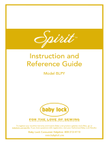 Baby Lock Spirit - BLPY Owner's manual