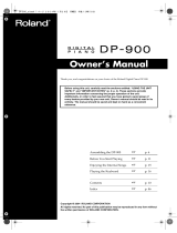 Roland DP-900 User manual