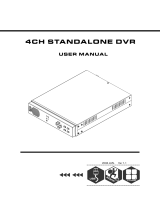 Optiview 4Channel Stand-alone DVMR User manual