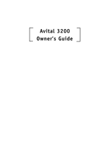 Avital 3200 User manual