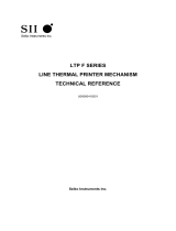 Seiko Instruments LTP F Series User manual