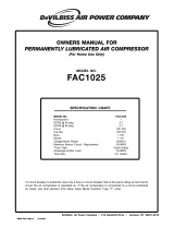 DeVilbiss Air Power Company FAC1025 User manual