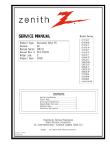 Zenith C36C86R Series User manual