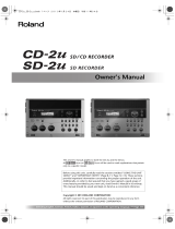 Roland SD-2u Owner's manual