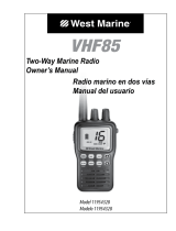 West Marine VHF85 Owner's manual