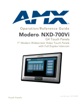 AMX NXD-700Vi User manual