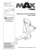 Weider 831.15395.0 User manual