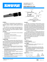 Shure 545SD User manual