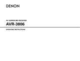 Denon AVR-3806 Owner's manual