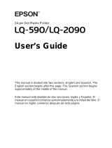 Epson LQ-2090 User guide