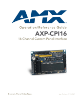 AMX AXP-CPI16 User manual