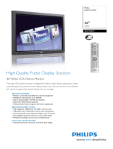Philips BDS4622V User manual