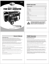 ALL POWER AMERICA APGG7500 Owner's manual