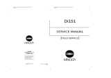 Minolta Di151 User manual