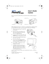 Epson PhotoPC 650 User manual