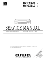 Aiwa D33 Service User manual