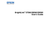 Epson BrightLink 585Wi User manual