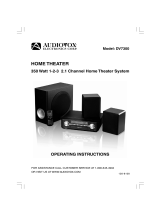 Audiovox DV7300 User manual