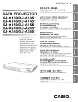 Casio XJ-A150 User guide