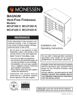 MONESSEN 36MCUFD-R Owner's manual