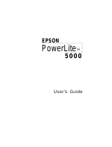 Epson 5000 User manual