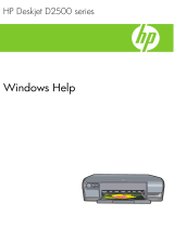HP Deskjet D2500 Printer series User manual
