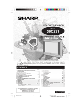 Sharp 36C231 User manual