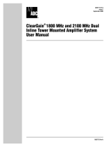 ADC ClearGain 1800 User manual
