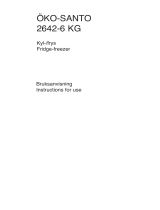 AEG OKO-SANTO 2642-6 KG User manual