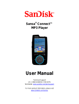 SanDisk Sansa Sansa Connect 4GB User manual
