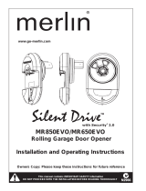 Merlin Silent Drive MR850EVO User manual