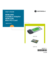 Motorola WDE1000 User manual