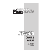 IBM Pianovelle PS1500 User manual