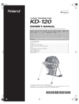 Roland PD-120 Owner's manual
