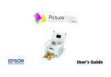 Epson C11CA56203 - PictureMate Charm PM 225 Color Inkjet Printer User manual