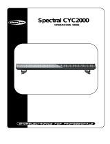SHOWTEC Spectral CYC2000 User manual