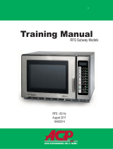 ACP MenuMaster RFS Subway Series User manual