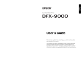 Epson DFX-9000 User guide