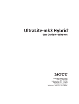 scope UltraLite- mk3 Hybrid User manual