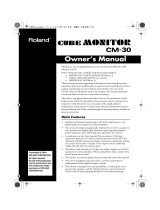 Roland CM-30 User manual