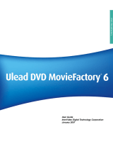 Ulead DVD MovieFactory 6 User manual