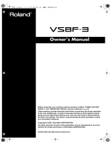 Roland VS8F-3 Owner's manual