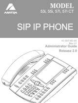 Aastra Telecom 53I IP PHONE - RELEASE 2.0 User manual