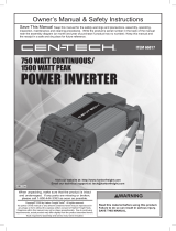 CEN-TECH Item 66817 Owner's manual