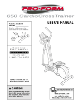 ProForm 831.285370 User manual