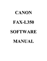 Canon FAX-L350 User manual